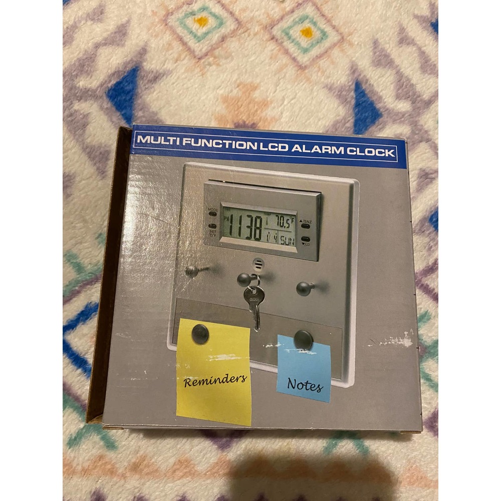 MULTI FUNCTION LCD ALARM CLOCK